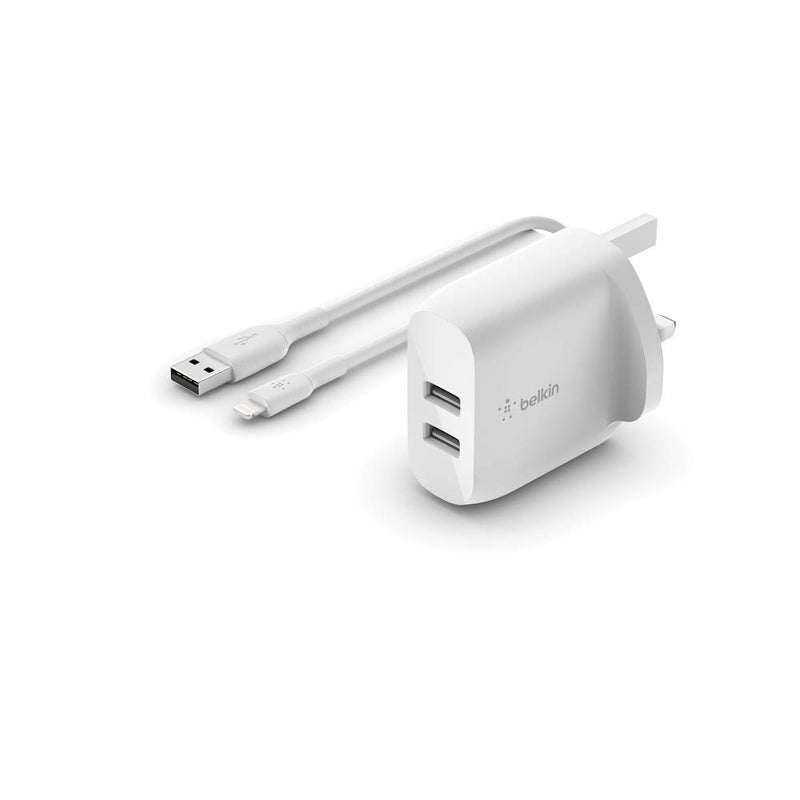 Dual Usba Charger Usba To Lightningcable