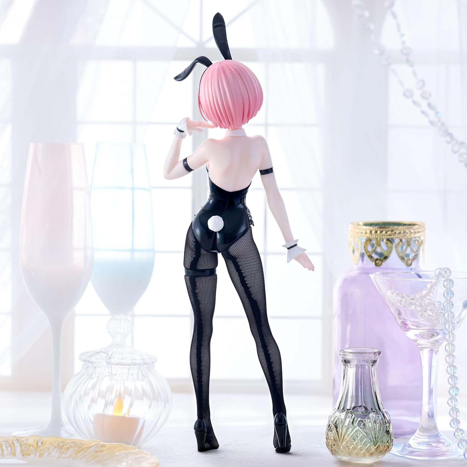 FuRyu Corporation-Re:Zero -Starting Life in Another World- BiCute Bunnies Figure -Ram Bicolor
