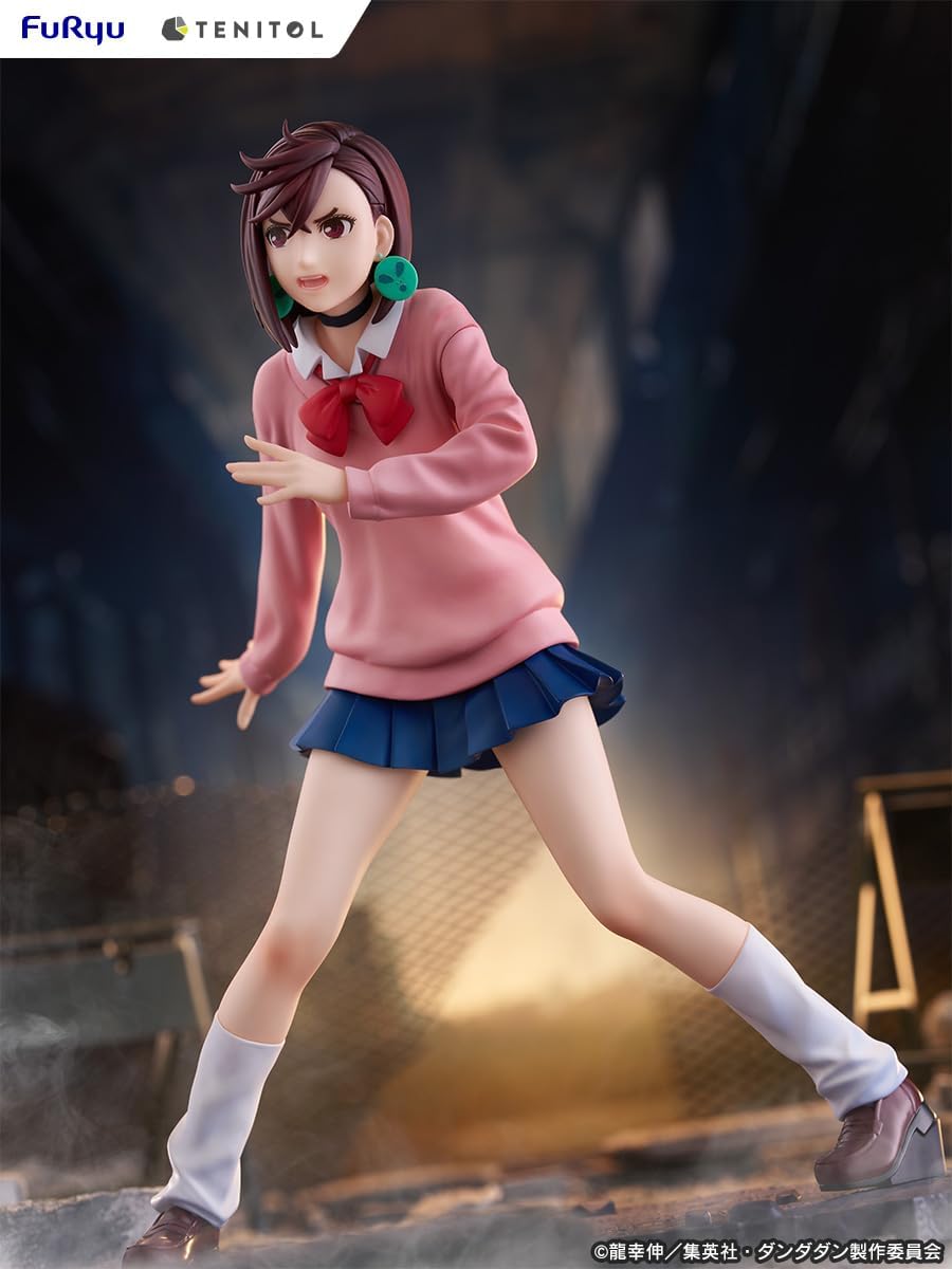 Furyu Danda Dan TENITOL Momo, Total Height Approx. 7.3 inches (185 mm), Non-scale, ATBC-PVC, Painted Finished Figure AMU-TNL0117