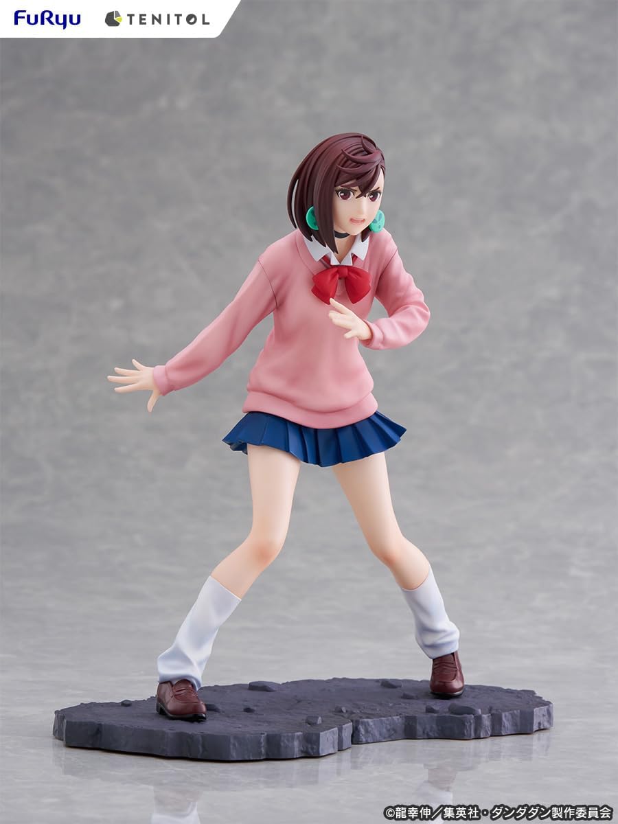 Furyu Danda Dan TENITOL Momo, Total Height Approx. 7.3 inches (185 mm), Non-scale, ATBC-PVC, Painted Finished Figure AMU-TNL0117