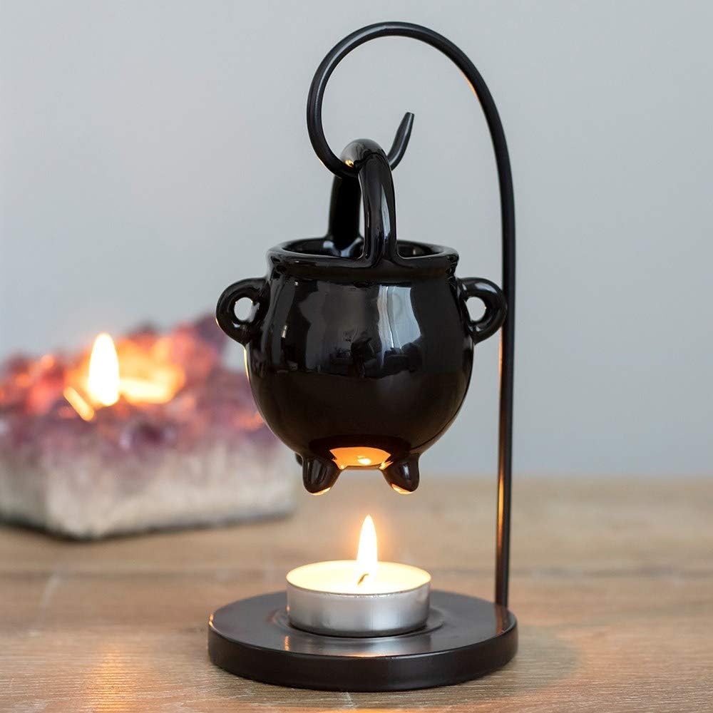 Spiral - HANGING CAULDRON (Black Oil Burners) One Size
