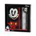 Disney Mickey Mouse Face-Gift Box with Diary and Fashion Ballpoint Pen, Black, 22.4 x 23.2 cm