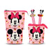 Disney Cute Pencil Case + 2 Erasable Gel Pens School Set 3 Pieces 11.5 x 17 cm, One Size