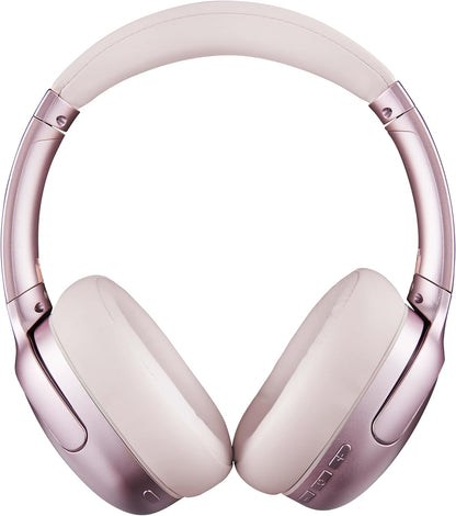 Intenso O400HA Cuffie Over-Ear – Hybrid Active Noise Cancelling, fino a 75 ore di autonomia e Bluetooth 5.3, con modalità musica, modalità trasparente e tempo di ricarica veloce, rosa