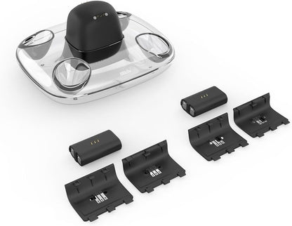 8BitDo Dual Charging Dock For Xbox Wireless Controllers Black. EU PLUG POWER ADAPTER, BATTERIES INCLUDED