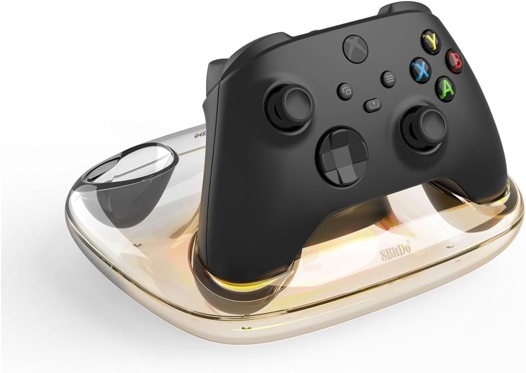 8BitDo Dual Charging Dock For Xbox Wireless Controllers Black. EU PLUG POWER ADAPTER, BATTERIES INCLUDED