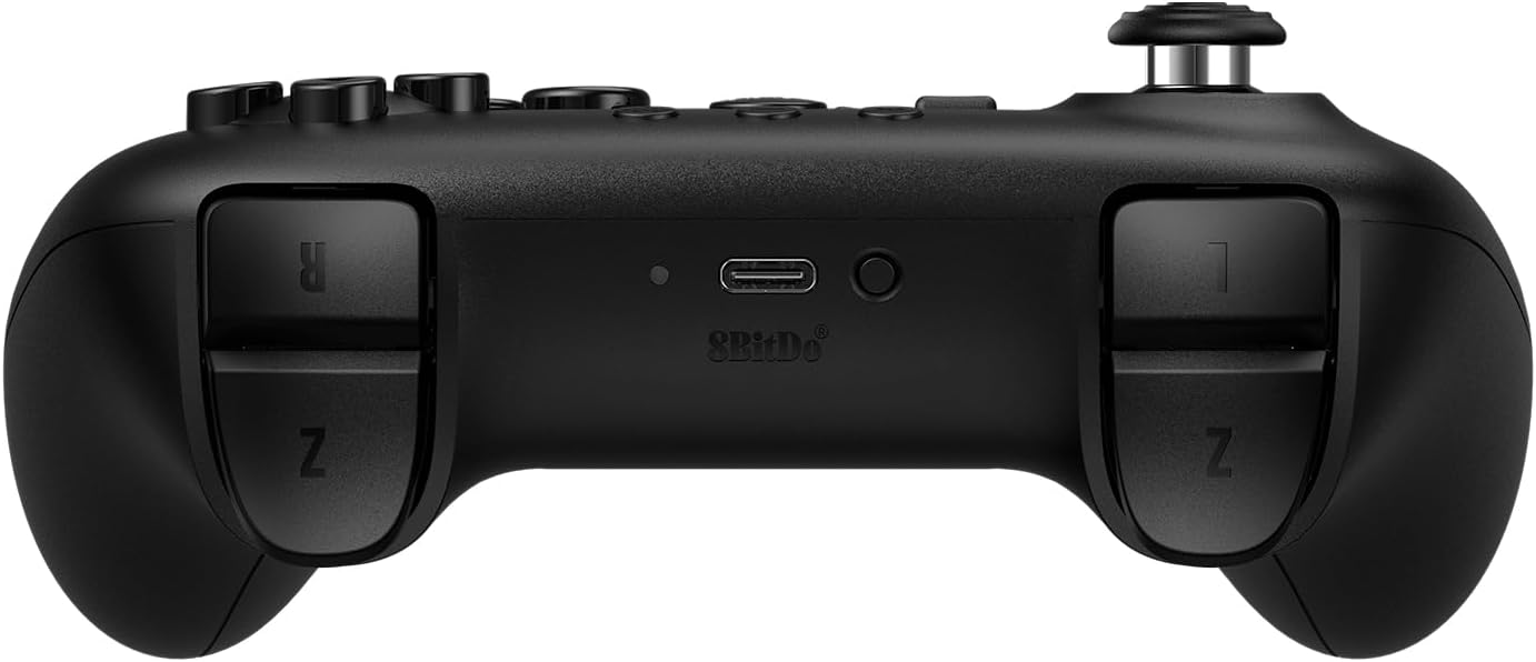 8Bitdo 64 Bluetooth Controller for Analogue 3D, Switch, Windows, and Android (Black