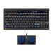 8Bitdo Retro 87 Mechanical Keyboard with Hot-Swappable Kailh Switches, RGB Backlight, Programmable Buttons, Wireless 2.4G/Bluetooth/USB-C for Windows and Android - Mecha Break: Panther - ANSI US