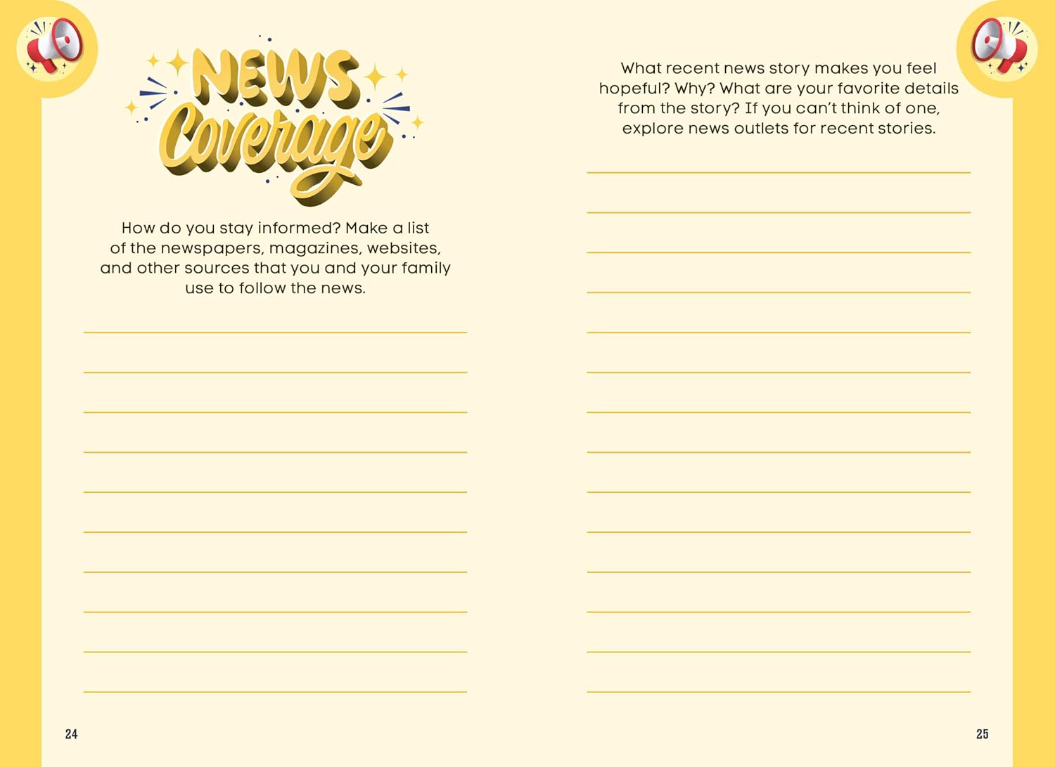 TIME for Kids: My Kid Reporter Journal: An Interactive Book of Prompts for Junior Journalists
