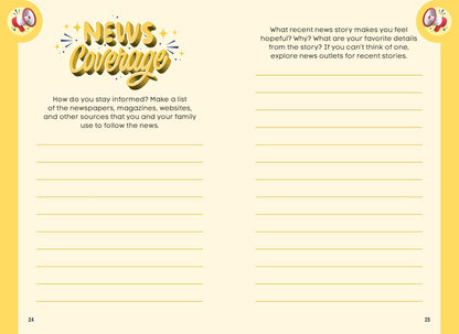 TIME for Kids: My Kid Reporter Journal: An Interactive Book of Prompts for Junior Journalists