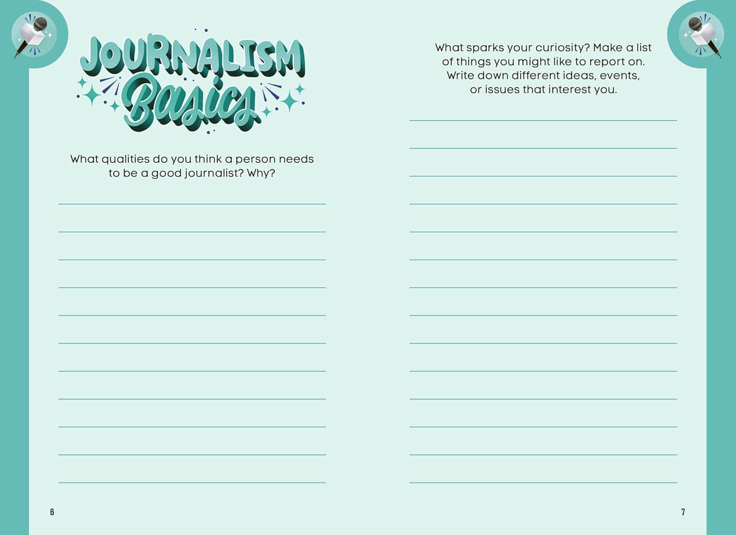 TIME for Kids: My Kid Reporter Journal: An Interactive Book of Prompts for Junior Journalists