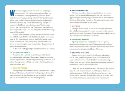 TIME for Kids: My Kid Reporter Journal: An Interactive Book of Prompts for Junior Journalists