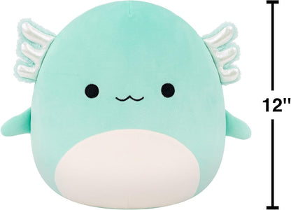 Squishmallows SQCR08599 - Anastasia der Axolotl 30 cm, offizielles Jazwares Plüsch, superweiches Kuscheltier