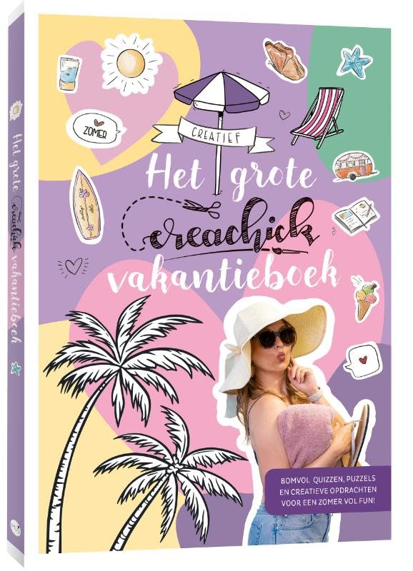 Het grote CreaChick vakantieboek: Bomvol quizzen, puzzels en creatieve opdrachten voor een zomer vol fun!