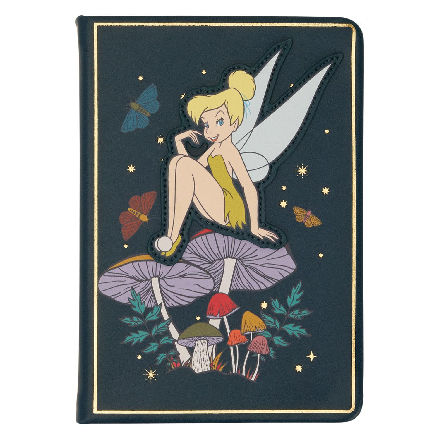 Loungefly Disney Tinker Bell Holiday Refillable Stationery Journal