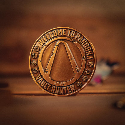 FaNaTtik Borderlands Marcus Munitions Limited Edition Coin (5000 worldwide) – Officially Licesned Collectible – Antique Gold 38mm, Individually Numbered