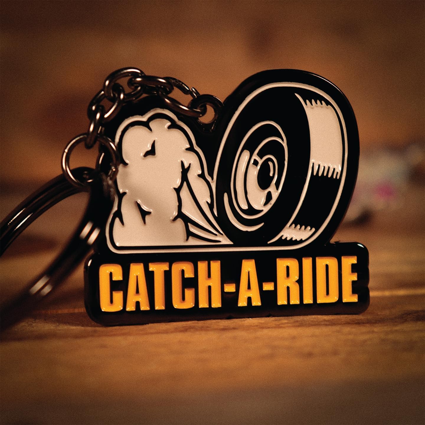 FaNaTtik Borderlands Catch‑A‑Ride Metal Keyring - Officially Licensed Limited Edition Collectible Keychain for Gamers & Fans - Individually Numbered - 42.5 x 49mm