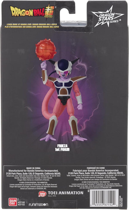 Dragon Stars Frieza 1st Form Action Figure - Dragon Ball Super 17cm Collectible Anime Toy - Fully Articulated Frieza Figurine with Accessories - Dragon Ball Gift for Fans