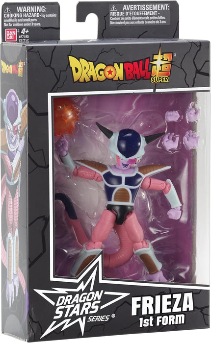 Dragon Stars Frieza 1st Form Action Figure - Dragon Ball Super 17cm Collectible Anime Toy - Fully Articulated Frieza Figurine with Accessories - Dragon Ball Gift for Fans
