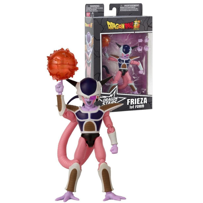 Dragon Stars Frieza 1st Form Action Figure - Dragon Ball Super 17cm Collectible Anime Toy - Fully Articulated Frieza Figurine with Accessories - Dragon Ball Gift for Fans