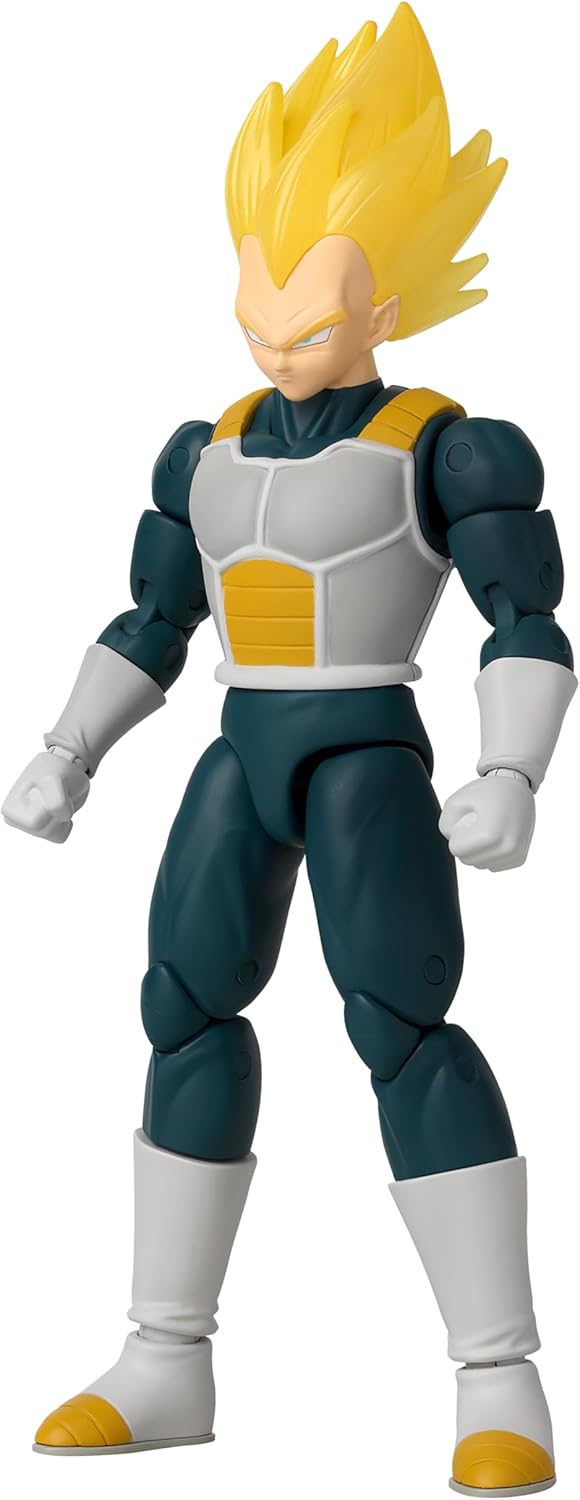 Bandai Dragon Stars Super Saiyan Vegeta Action Figure - Dragon Ball Super: Broly Movie - 17cm Articulated Anime Figure