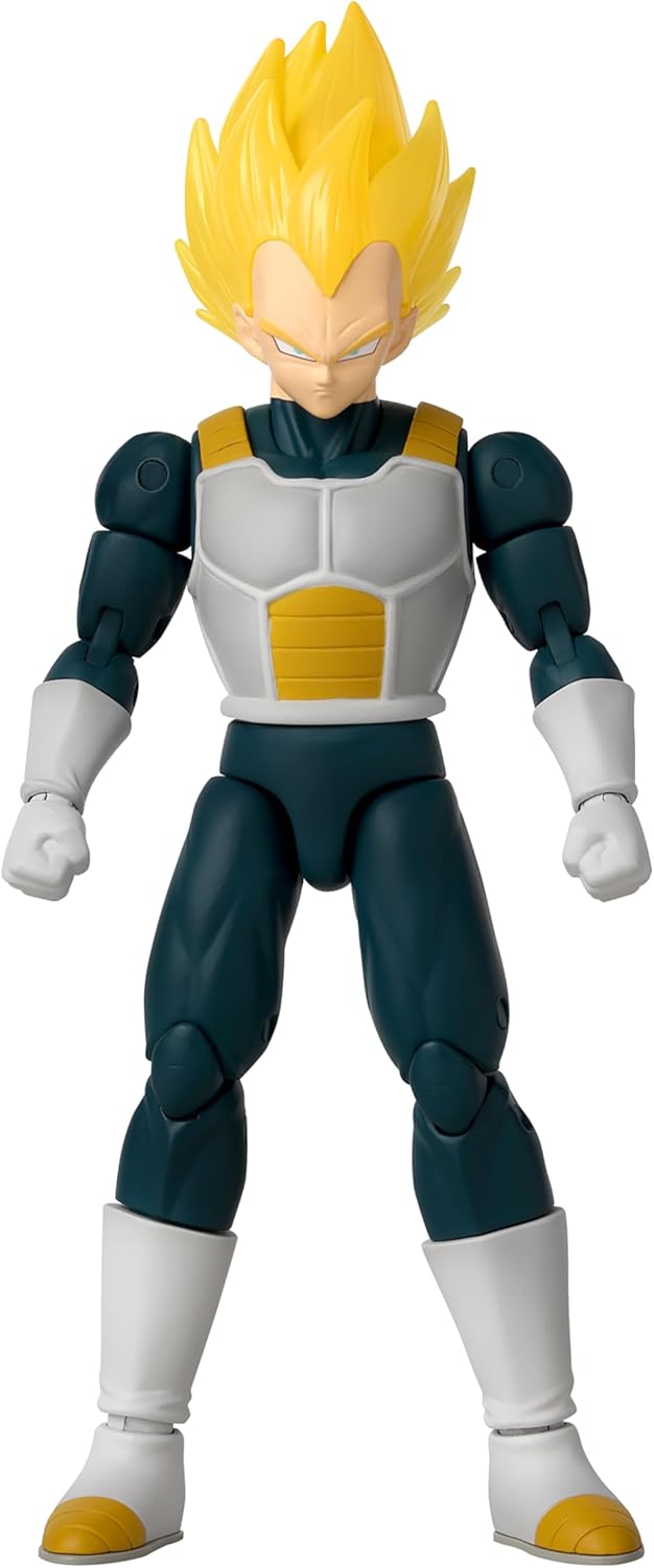 Bandai Dragon Stars Super Saiyan Vegeta Action Figure - Dragon Ball Super: Broly Movie - 17cm Articulated Anime Figure