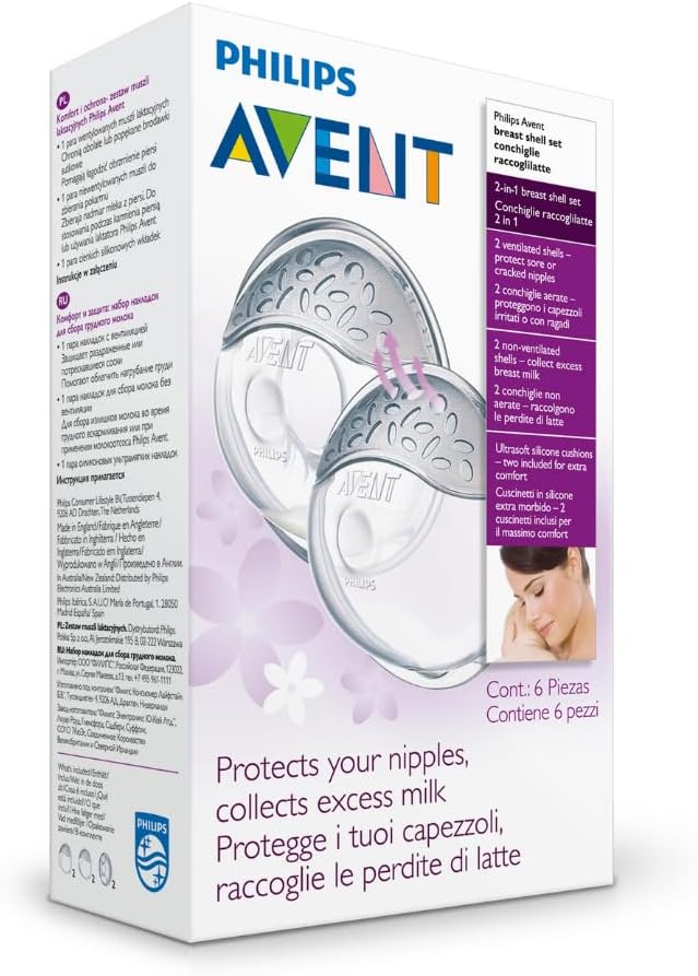 Philips Avent - Comfort Breast Shell Set, 2 Pcs