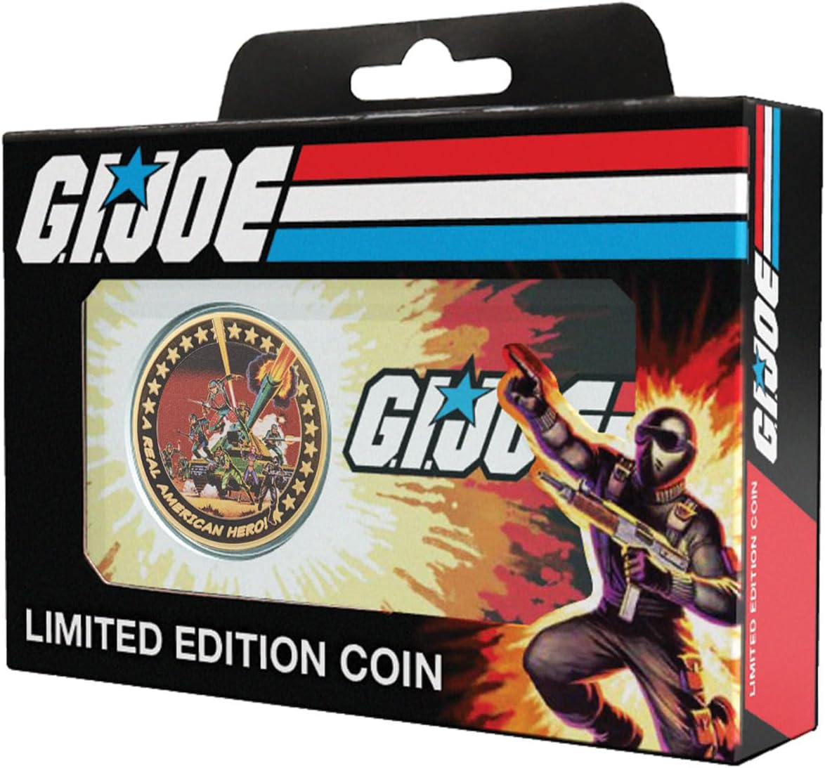 FaNaTtik G.I. Joe 60th Anniversary 24k Gold Plated Limited Edition Coin In Collector's Box – A Real American Hero - Officially Licensed Merchandise