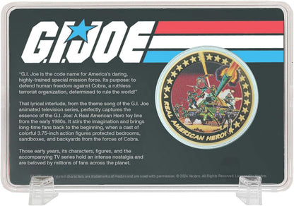 FaNaTtik G.I. Joe 60th Anniversary 24k Gold Plated Limited Edition Coin In Collector's Box – A Real American Hero - Officially Licensed Merchandise