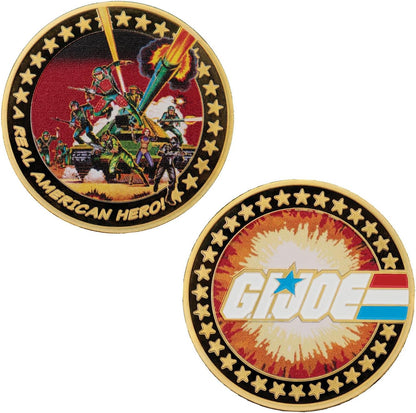 FaNaTtik G.I. Joe 60th Anniversary 24k Gold Plated Limited Edition Coin In Collector's Box – A Real American Hero - Officially Licensed Merchandise