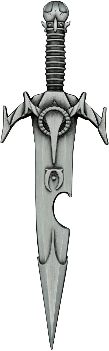 The Elder Scrolls IV: Oblivion Mehrunes’ Razor Bottle Opener – Official Licensed Metal Replica with Magnet
