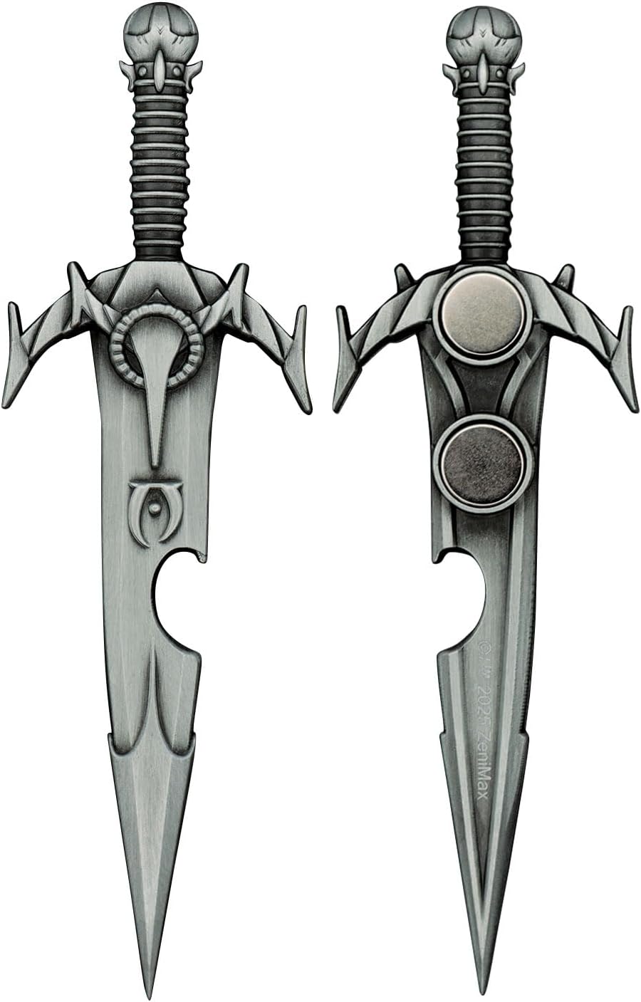 The Elder Scrolls IV: Oblivion Mehrunes’ Razor Bottle Opener – Official Licensed Metal Replica with Magnet