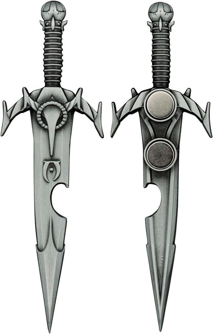 The Elder Scrolls IV: Oblivion Mehrunes’ Razor Bottle Opener – Official Licensed Metal Replica with Magnet