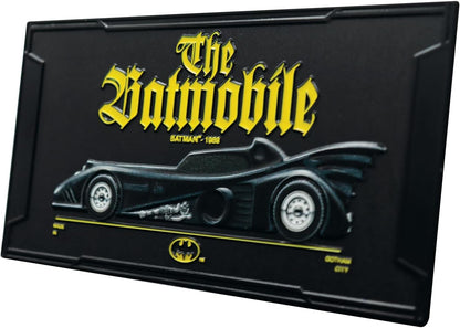 FaNaTtik Batman Batmobile Large Collectible Metal Ingot – Official Limited Edition 1989 Movie Memorabilia – Individually Numbered with Display Stand – 145 x 73.6mm, 5,000 Worldwide