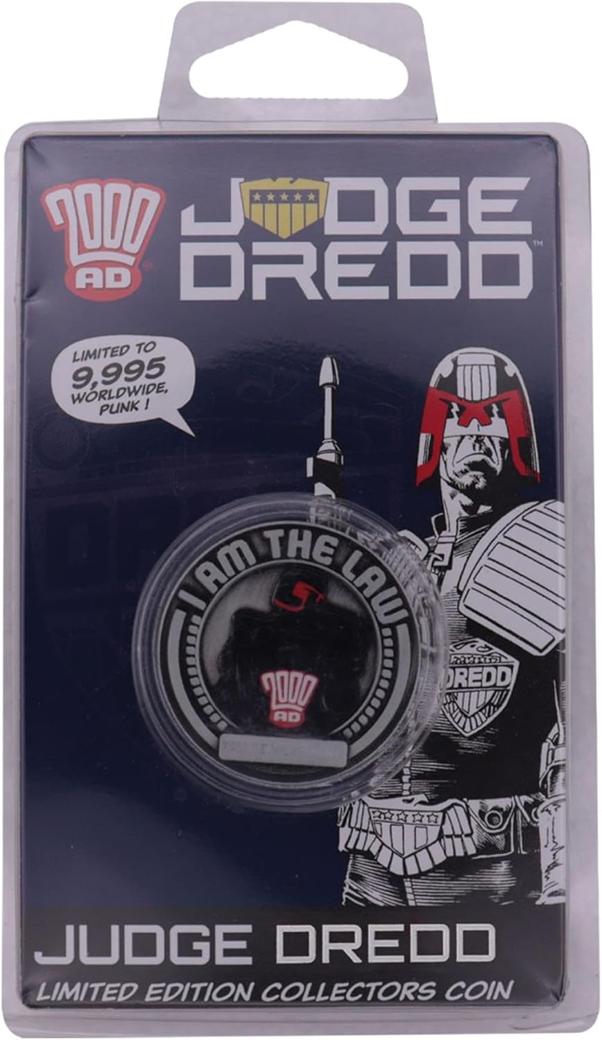 FaNaTtik 2000 AD Judge Dredd Mega-City One Collectible Coin - Limited Edition - Individually Numbered