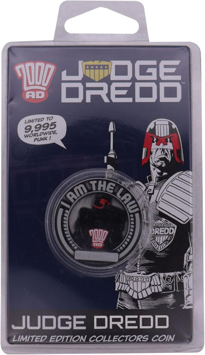 FaNaTtik 2000 AD Judge Dredd Mega-City One Collectible Coin - Limited Edition - Individually Numbered