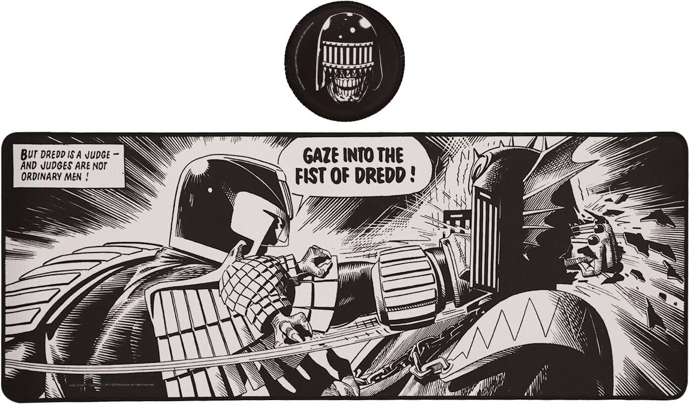 2000 AD – Sous-main et sous-verre XL – Judge Dredd