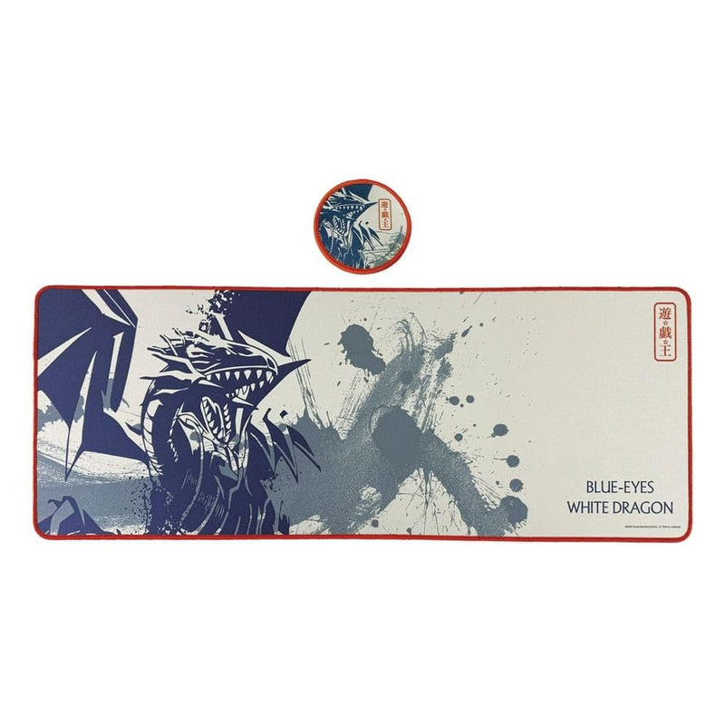 Yu-Gi-Oh! XL Desk Pad & Coaster Set – Large Gaming Mouse/keyboard Mat with Matching Coaster, Officially Licensed Anime Trading Card Game Desk Accessory, Gift for Yu-Gi-Oh! Fans & Collectors
