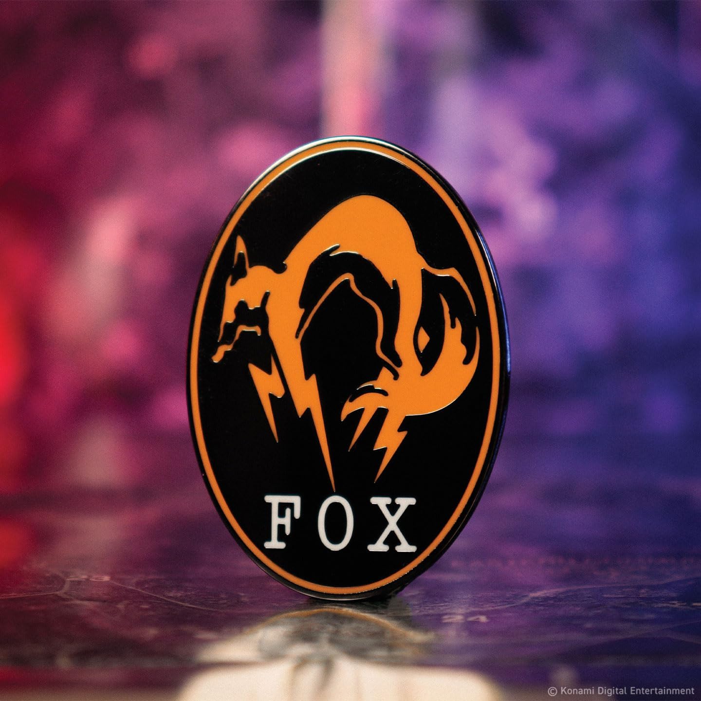 Metal Gear Solid Delta: Snake Eater – FOX Unit Limited Edition Pin Badge | Officially Licensed Collectible | Individually Numbered, 9,995 Worldwide