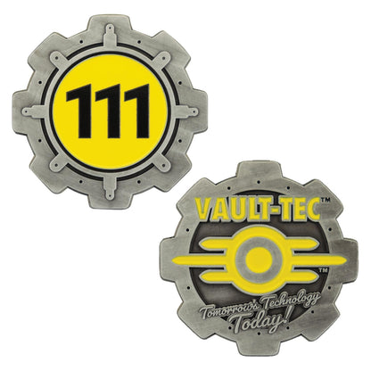 Fallout Limited Edition Vault 111 Door Coin – Official Collectible Merchandise – Individually Numbered Metal Item
