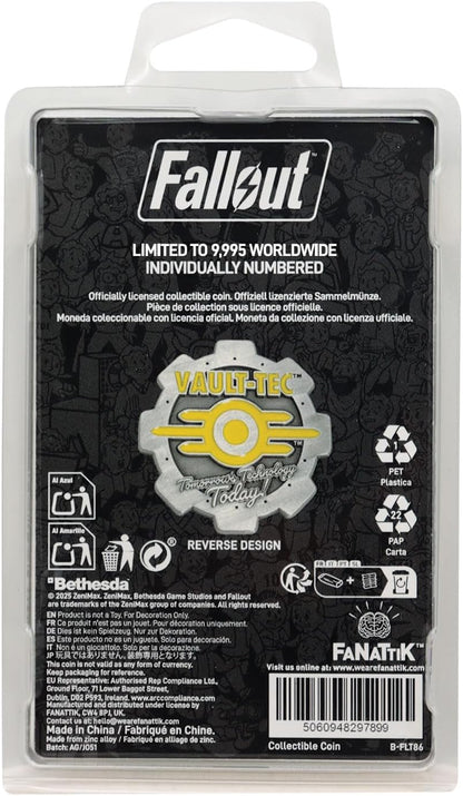 Fallout Limited Edition Vault 111 Door Coin – Official Collectible Merchandise – Individually Numbered Metal Item