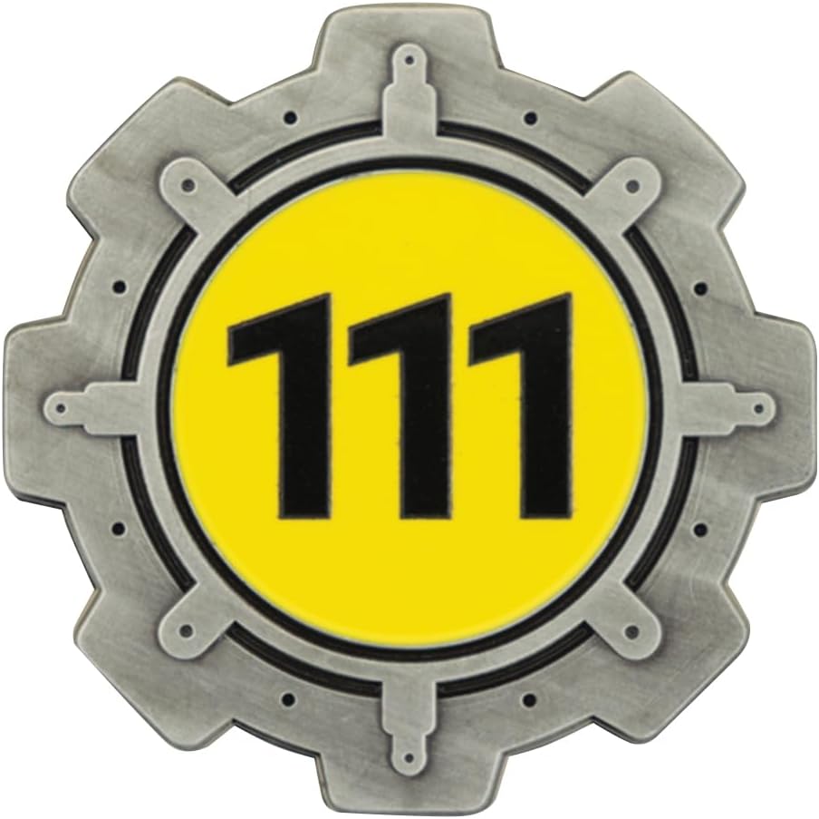 Fallout Limited Edition Vault 111 Door Coin – Official Collectible Merchandise – Individually Numbered Metal Item