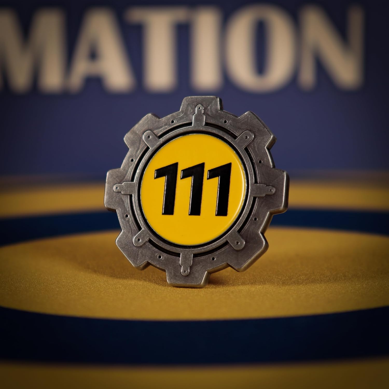 Fallout Limited Edition Vault 111 Door Coin – Official Collectible Merchandise – Individually Numbered Metal Item