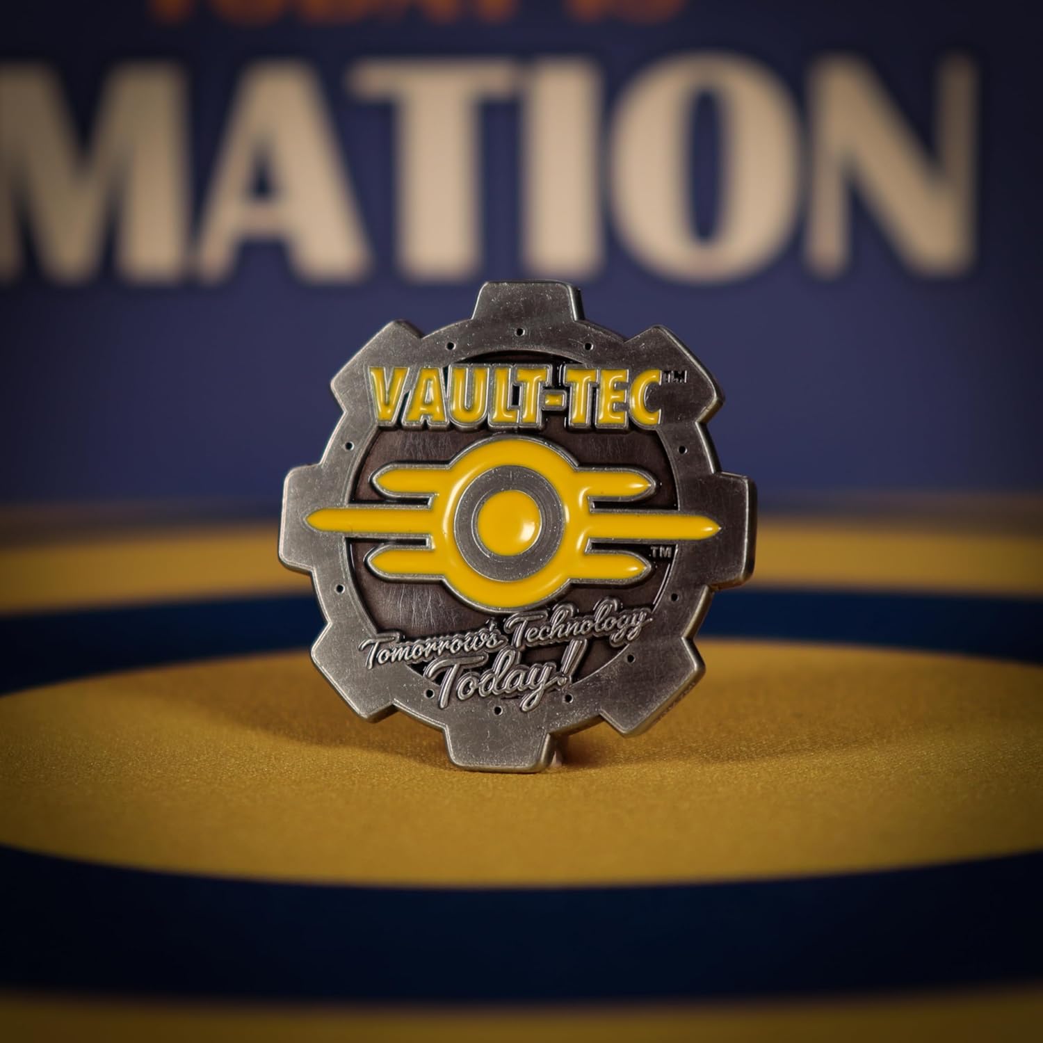 Fallout Limited Edition Vault 111 Door Coin – Official Collectible Merchandise – Individually Numbered Metal Item