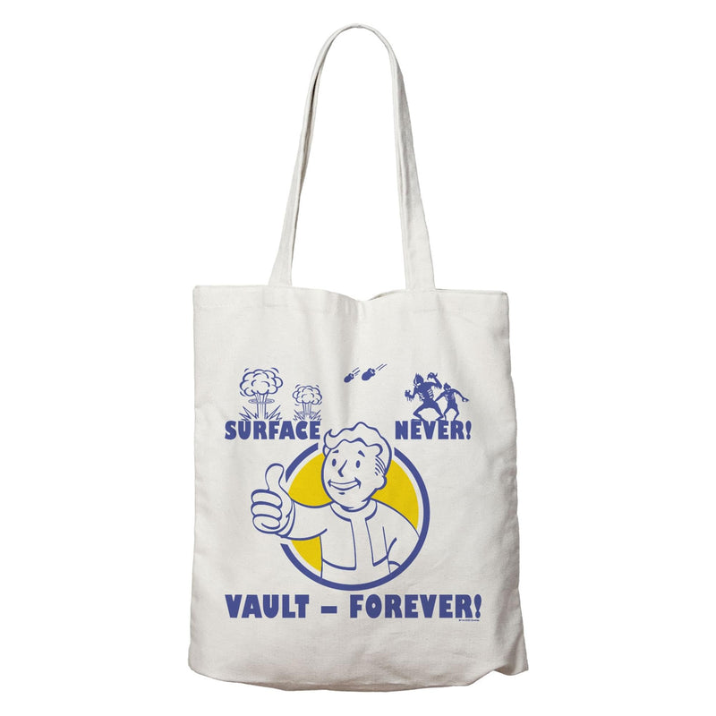 Fallout Tote Bag – Official Merchandise Canvas Shopper with Vault-Tec Logo | Reusable Gaming Gift