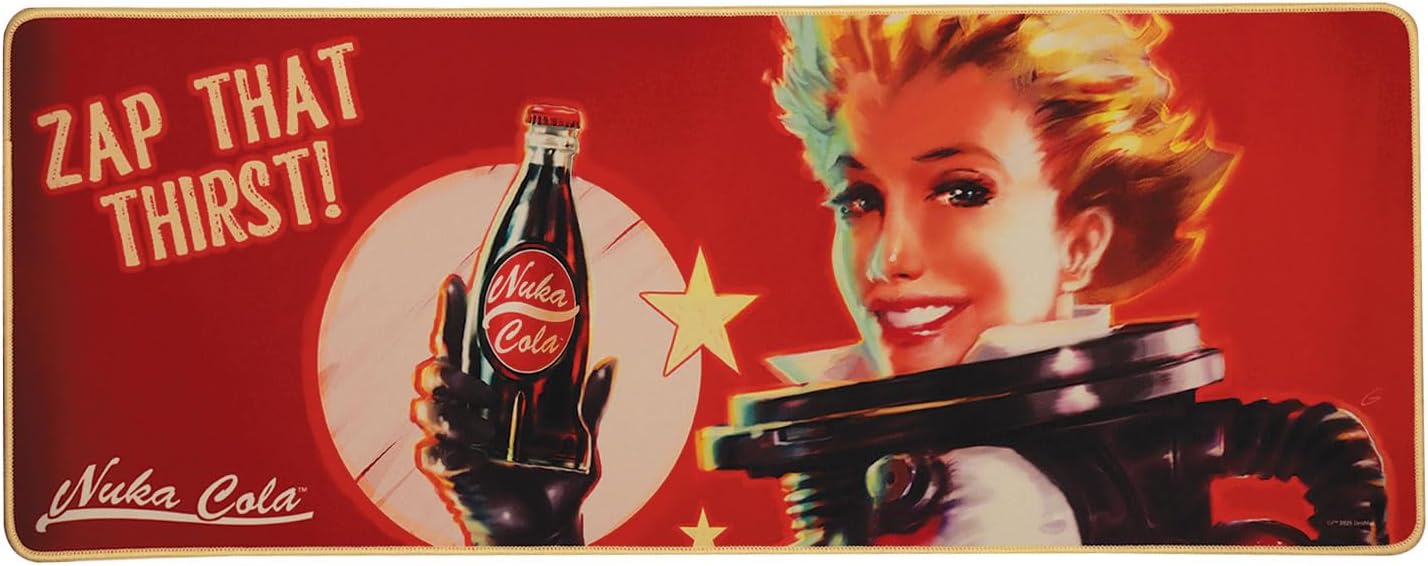 Fallout Desk Pad & Coaster Set Nuka-Cola