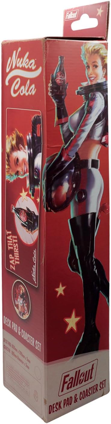 Fallout Desk Pad & Coaster Set Nuka-Cola