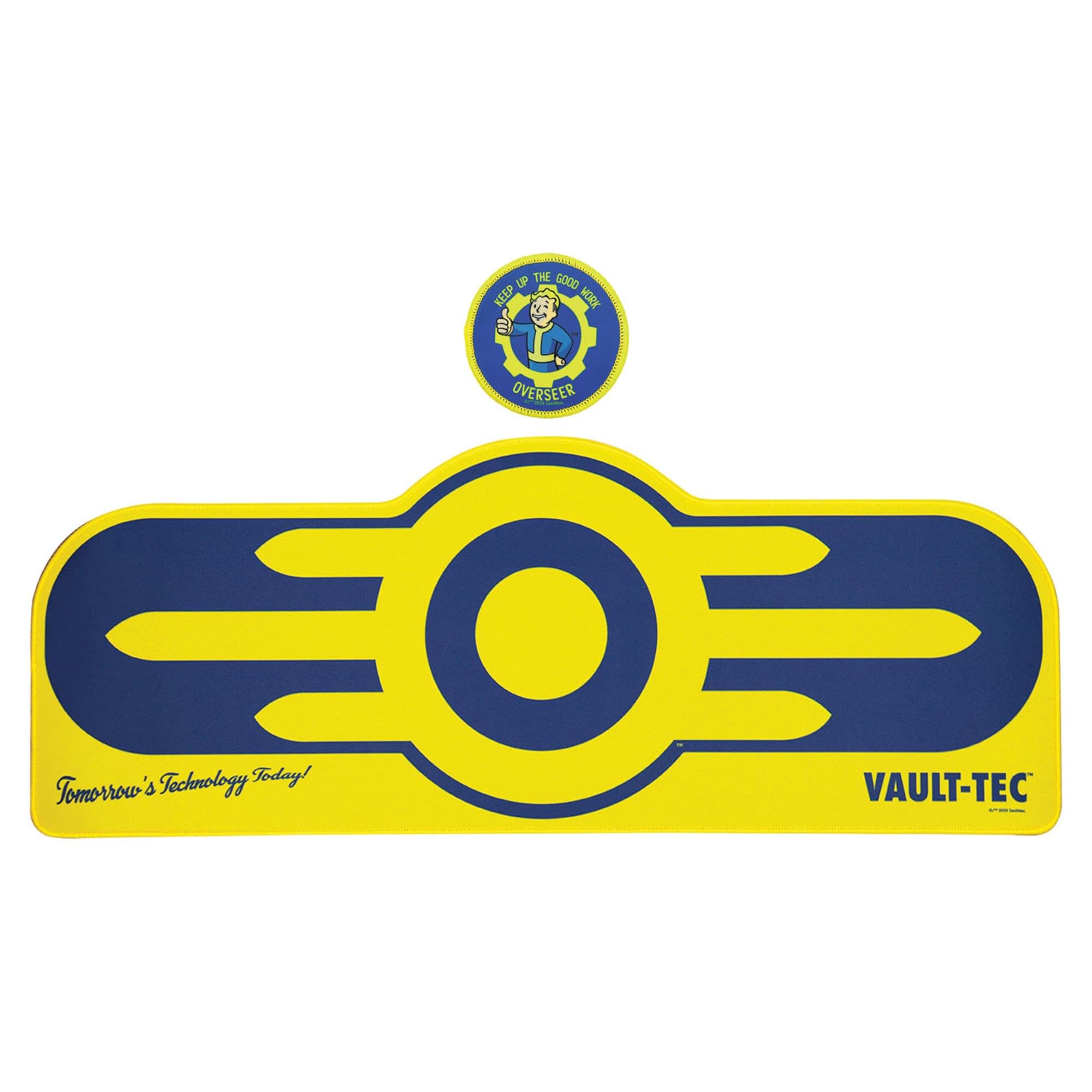 Fallout Vault-Tec XL Gaming Desk Pad & Coaster Set – Officially Licensed Merchandise