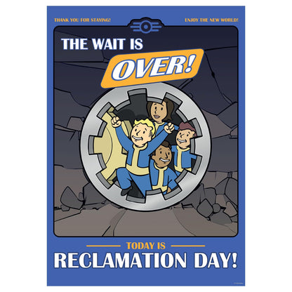 Fallout Art Print Reclamation Day Limited Edition 42 X 30 Cm