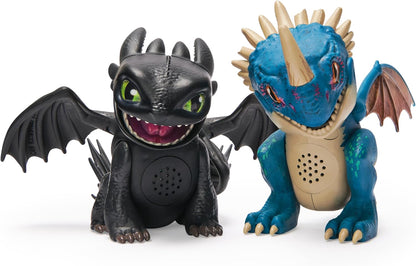 DreamWorks Dragons 6072696 Roaring Mini Int Toothless, Multicoloured